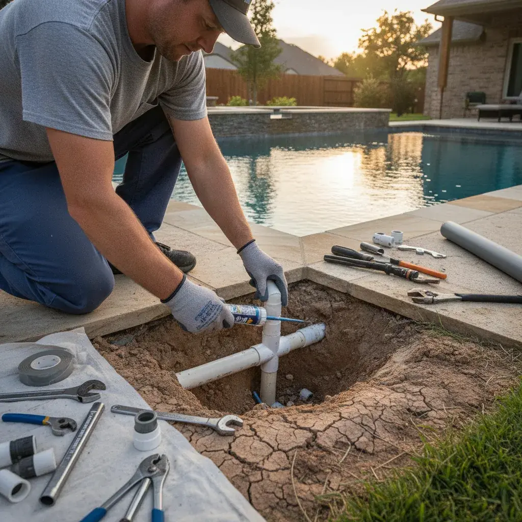 Pool Plumbing Repair in Terrell, TX